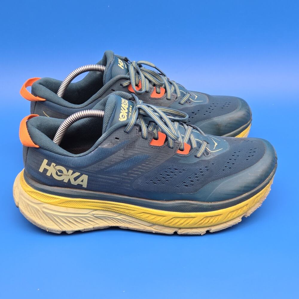 HOKA One One Stinson ATR 6 Blue Coral Men’s 11 Trail Running Shoes Sneakers - Picture 5 of 13